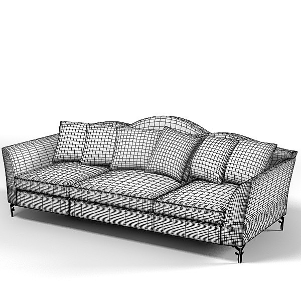 ipe cavalli visionnaire 3d model - ipe cavalli visionnaire neo classic sofa... by shop3ds